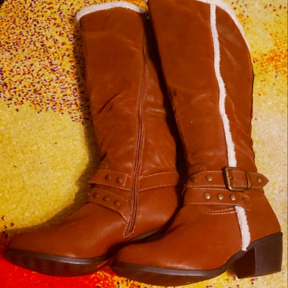 Suede Fur Boots
